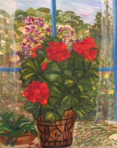 Still Life with Geraniums